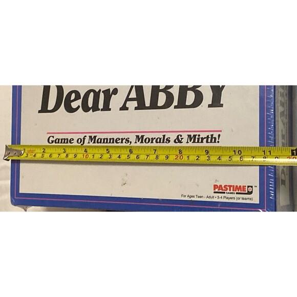 Dear Abby Game of Manners Morals Mirth Pastime Games 1992 Sealed Family Fun Play - Picture 5 of 7